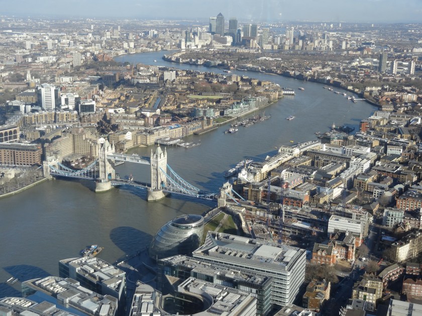 Vaade Londonile 245 m kõrguselt